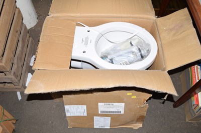 Lot 819 - A Bathstore Savoy close coupled pan in white...