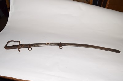 Lot 97 - British Light Cavalry sabre with steel two...