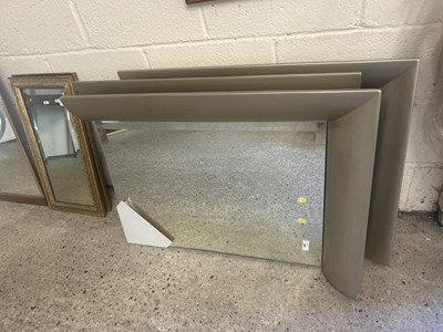 Lot 270A - Three modern wall mirrors