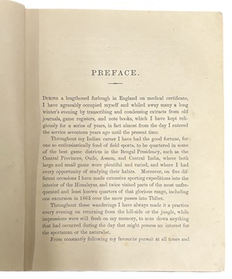 Lot 91 - CAPTAIN J H BALDWIN: THE LARGE AND SMALL GAME...