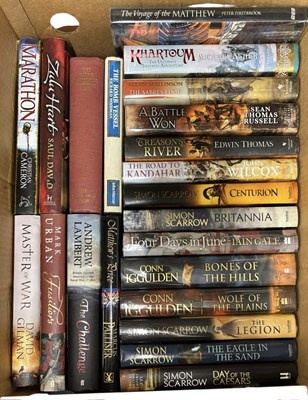 Lot 872 - ONE BOX: Various historical fiction hardbacks