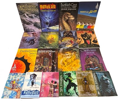 Lot 63 - ONE BOX: World Fantasy Convention programmes,...