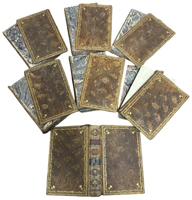 Lot 749 - Seven 18th century Shakespeare volumes, bound...