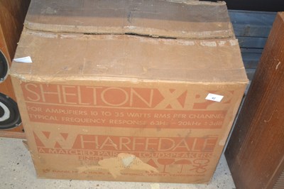 Lot 42 - A pair of Wharfedale Shelton speakers with box