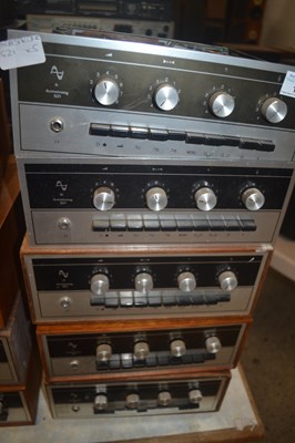 Lot 109 - A group of five Armstrong 521 stereo...