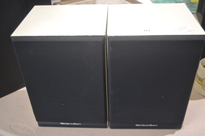 Lot 111 - A pair of Mordaunt Short MS10 speakers