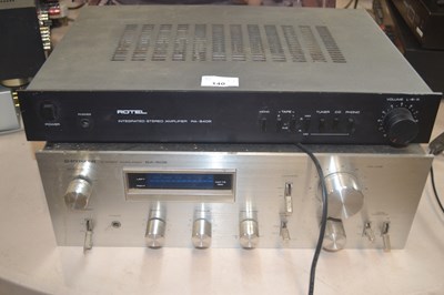 Lot 140 - A Rotel stereo integrated amplifier RA-840R...