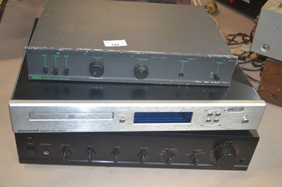 Lot 142 - A group of stereo separates comprising a QED...