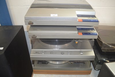 Lot 151 - A group of four turntables to include JVC and...