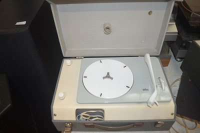 Lot 152 - A Braun portable record player
