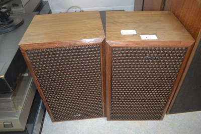 Lot 160 - A pair of Peerless bookshelf speakers