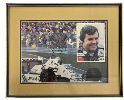 Lot 241 - A framed and glazed photo montage, bearing the...