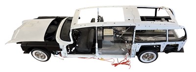 Lot 85 - A Ghost Busters Ecto-1 building kit, partially...