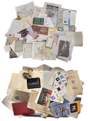 Lot 990 - ONE BOX: Mixed ephemera to include prints,...
