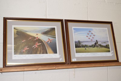 Lot 23 - Two aviation prints, one entitled Lancaster...
