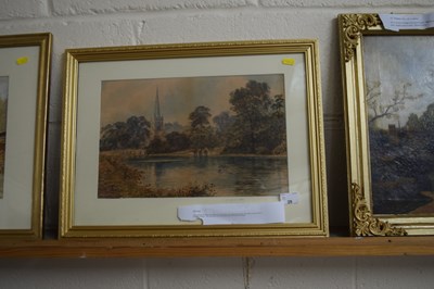 Lot 28 - A E Ash (1864-1937) watercolour in...