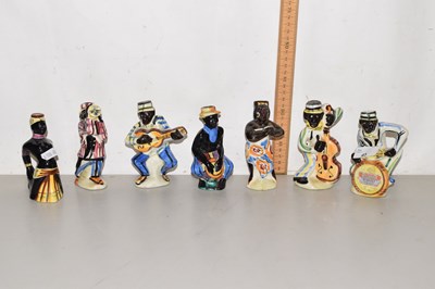 Lot 43 - A novelty Italian pottery musical band...