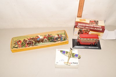 Lot 49 - A boxed die cast replica of a London bus...