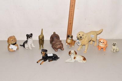 Lot 54 - Collection of ceramic dogs