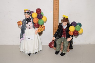 Lot 59 - A Royal Doulton figure of Biddy Pennyfarthing...