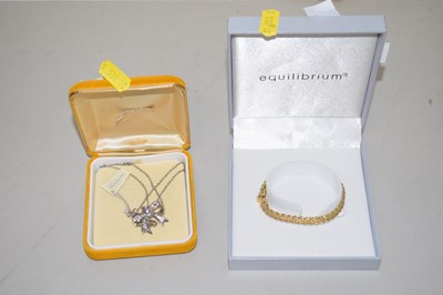 Lot 107 - Box containing Swarovski necklace together...