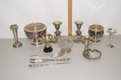 Lot 126 - Group of metal flower and posie holders...