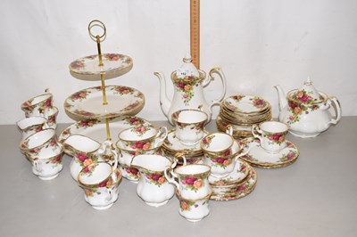 Lot 127 - Quantity of Royal Albert Old Country Rose tea...