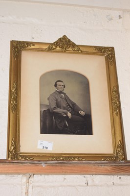 Lot 210 - A Victorian photograph of a gentleman in a...