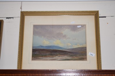 Lot 216 - Watercolour of Dartmoor by Charles E Hannaford