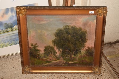 Lot 229 - Oil on canvas, landscape scene