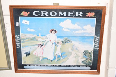 Lot 269 - Reproduction advertising poster for Cromer