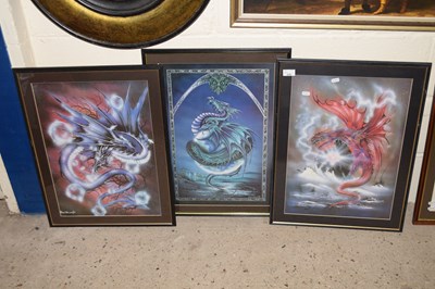 Lot 276 - Drawings of dragons by Peter Pracownic (prints)