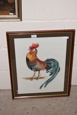 Lot 277 - Embroidery of a cockerel