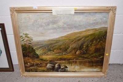 Lot 278 - After A E Matthews, large oil on canvas signed...