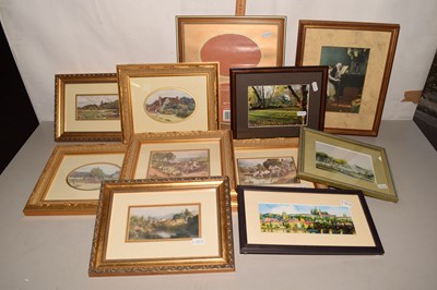 Lot 521 - Box of framed prints