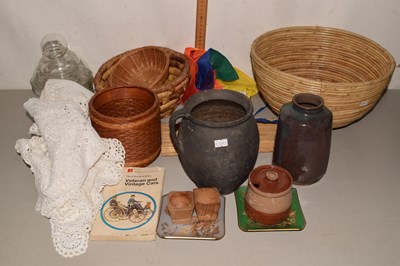 Lot 529 - Mixed lot of ceramics, Studio pottery, glass...