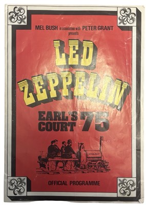 Lot 171 - LED ZEPPELIN: Tour programme for Earl's Court,...