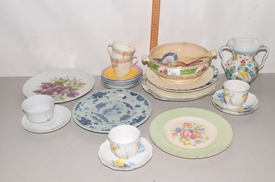 Lot 547 - Quantity of ceramic wares, plates, cups,...