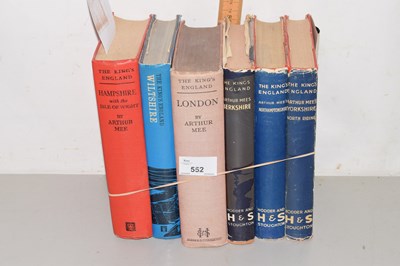 Lot 552 - ARTHUR MEE: 6 Titles, THE KING'S ENGLAND...
