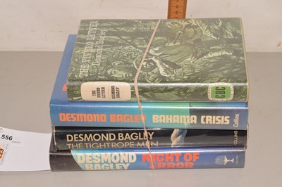 Lot 556 - DESMOND BAGLEY: 4 Titles: NIGHT OF ERROR, 1984,...