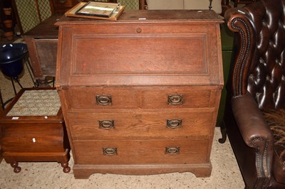 Lot 286 - Oak drop front bureau (a/f)