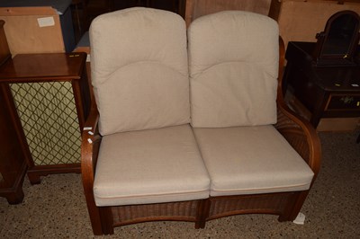 Lot 308 - Upholstered conservatory sofa