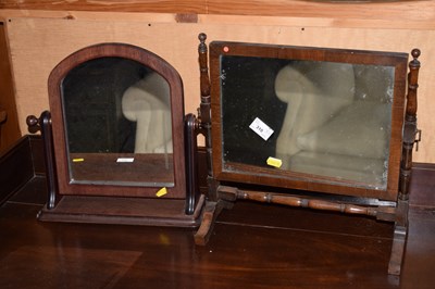 Lot 310 - Two various small dressing table mirrors