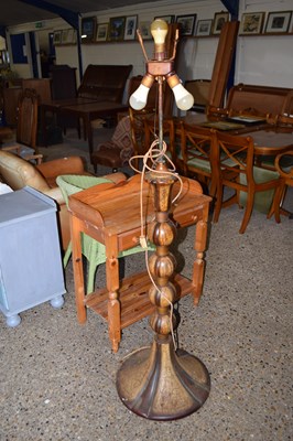 Lot 334A - An unusual carved lamp standard