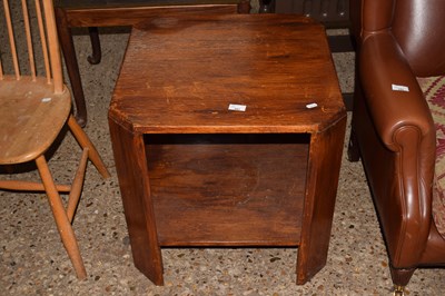 Lot 341 - Octagonal oak occasional table