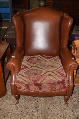 Lot 342 - Mid 20th Century fire side chair