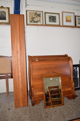 Lot 358 - Modern single sleigh bed
