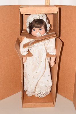 Lot 580 - A boxed bisque headed doll