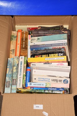 Lot 584 - Box of assorted books to include paperback novels