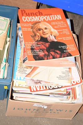Lot 622 - Quantity of Punch Goes Cosmopolitan magazines etc